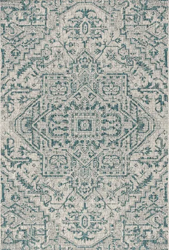 Vista 19 de JONATHAN Y SMB105D-28 - Alfombra pasillo Estrella con medallón bohemio tejido texturizado interior/exterior, estilo costero rústico glamuroso, fácil