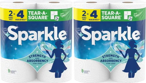 Vista 7 de Sparkle® Tear-A-Square® Toallas de papel, 24 rollos dobles = 48 rollos regulares