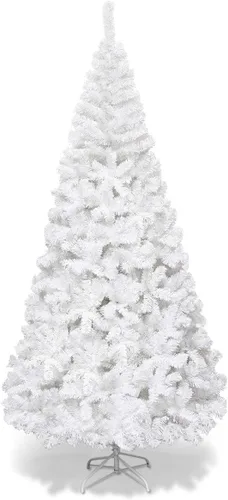 Vista 12 de GOFLAME Árbol de Navidad artificial de 4 pies con soporte de metal plegable