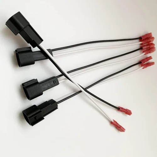 Vista 6 de Paquete de 4 adaptadores de arnés de altavoz 72-5600 de repuesto para Ford F150 F250 Escape Mustang Lincoln Mazda adaptador de arnés de cableado