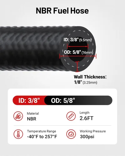 Vista 4 de EVIL ENERGY - Depósito de captura de aceite, kit universal con deflector con manguera de combustible NBR, tanque separador de aire y aceite de Rojo