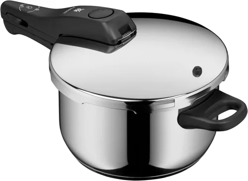 Vista 3 de WMF Olla a presión perfecta inducción 4,5 L, olla a presión, señal de cocción grande, 2 niveles de cocción, mango de tapa extraíble, acero