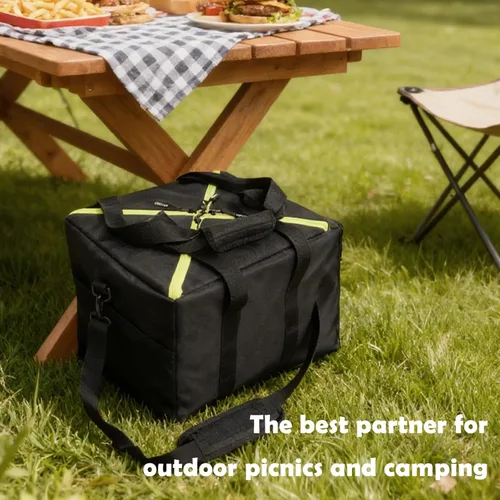 Vista 2 de All-in-One Party Cooler Bag with Folding Design and Insulated Compartments -GETTOONE Ideal for Tailgating and Outdoor Events!