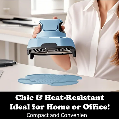 Vista 4 de Tailored Ninja Crispi PowerPod Salvamanteles de Silicona – Almohadillas Térmicas para Accesorios de Freidora de Aire de Vidrio Ninja Crispi