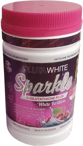 GLUTA White Sparkle L-GLUTATHIONE Plus Best 2X Suplemento Blanqueador de Piel 750G