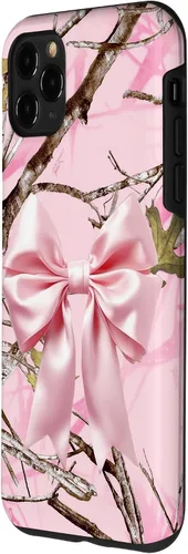 Vista 2 de Funda con lazo y cinta rosa para iPhone 11 Pro Max