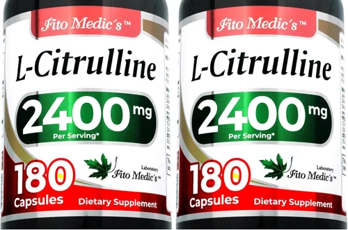 Vista 8 de FITO MEDIC'S Laboratorio L citrulina 180 cápsulas 2400 mg L citrulina Cápsulas Ultra alta absorción.
