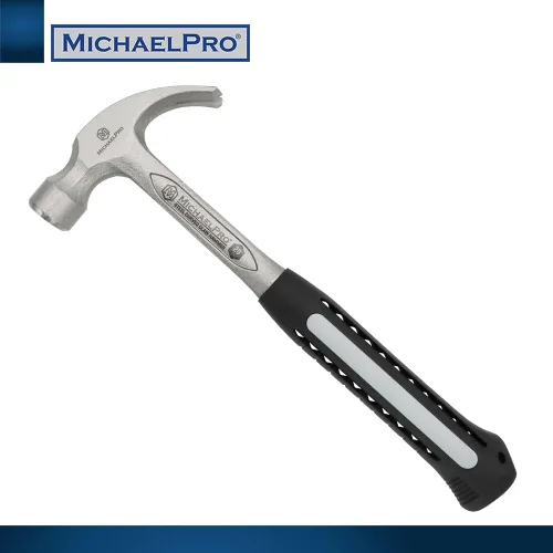 Vista 8 de MichaelPro Martillo de garra de 20 onzas, martillo curvado sólido de acero resistente de una pieza, diseño de mango que absorbe los golpes, agarre