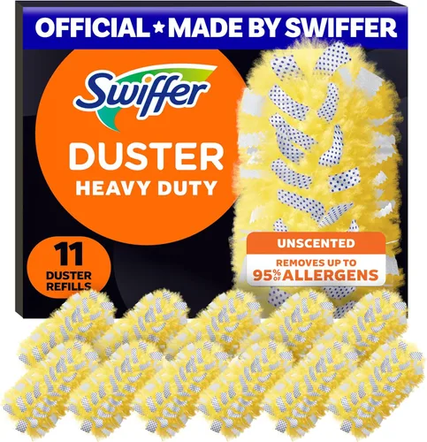 Swiffer Plumeros de repuesto para limpieza, alternativa desechable de plumas y microfibra, para quitar el polvo de muebles, persianas, ventiladores
