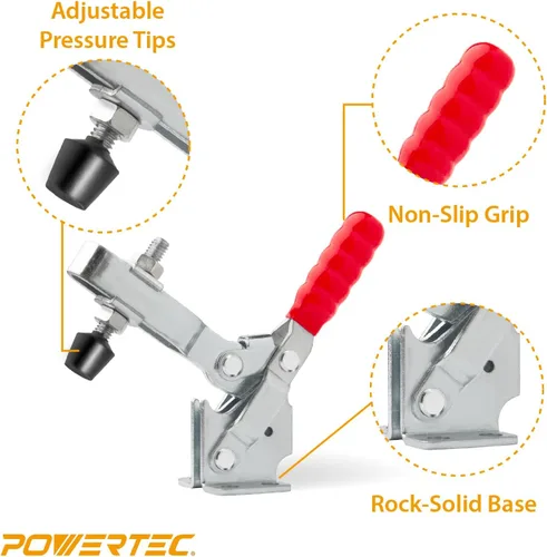 Vista 6 de POWERTEC Toggle Clamp for Woodworking Jigs and Fixtures