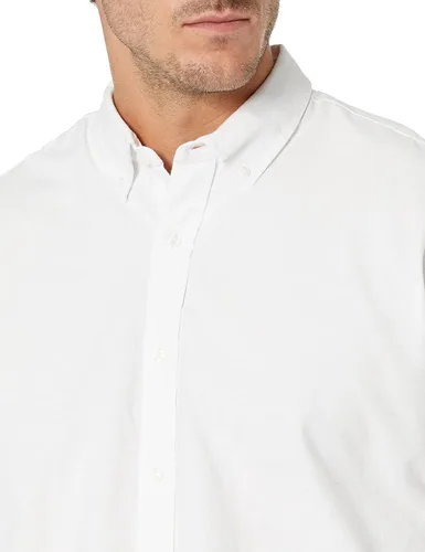 Vista 3 de Tienda Essentials - Camisa de tela oxford, de manga larga, ajuste regular, para hombre