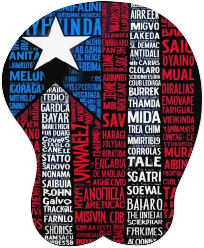 Vista 27 de Mousepad Blessed Religious Cross Ergonomic Wrist Support Non-Slip Base Mouse Mat with Wrist Rest Computer Mousemat for Desk Work Accessories Pad