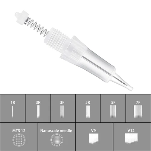 Vista 6 de CHUSE C18 3R 10PCS tatuaje de embalaje desechable y agujas de maquillaje permanente (C18 3R)