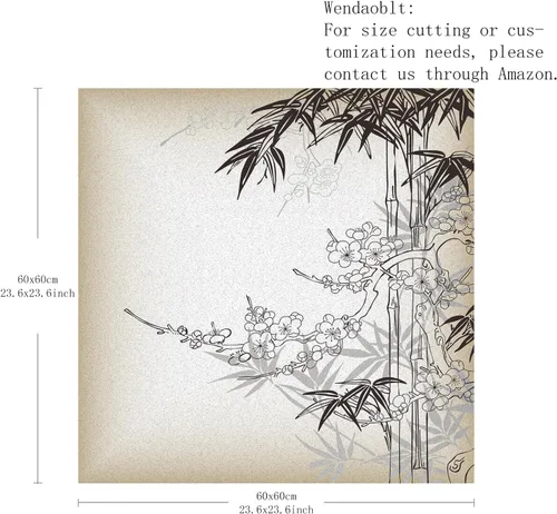 Vista 5 de Película decorativa de privacidad para ventana, control de calor, bloqueo solar, protección UV, diseño abstracto oceánico, adherencia estática