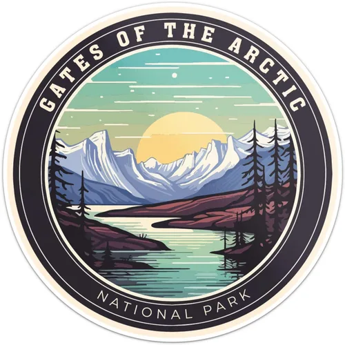 Vista 35 de Arches National Park - Calcomanía de vinilo impermeable para parachoques de automóvil, laptop, botella de agua, pared y ventana, tamaño - 3 pulgadas