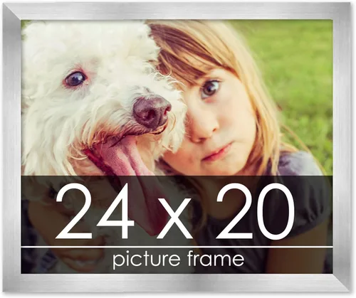 Vista 286 de Marco de madera de peltre plateado de 3 x 4 pulgadas, acrílico UV, respaldo de tablero de espuma y accesorios para colgar, marco de 3 x 4 pulgadas