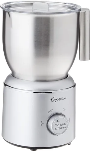 Capresso Froth Select - Espumador automático de leche y máquina de chocolate caliente, acero inoxidable 209.05, plata, 20 onzas