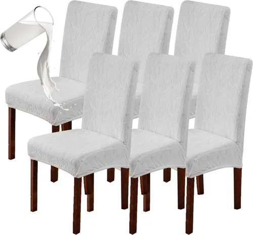 Vista 20 de Genina Fundas impermeables para sillas Parsons de comedor, fundas elásticas para sillas Parsons para comedor, cocina, funda protectora para silla