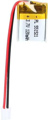 Vista 35 de 302530 Batería Lipo 3.7V 150mAh 302530 Paquete de Batería Recargable de Polímero de Litio con Conector JST PH2.0mm para Dispositivo Electrónico