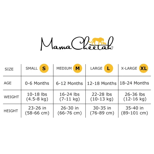 Vista 48 de Mama Cheetah Saco de dormir para bebé de 0.5 TOG, Manta portátil de algodón orgánico para bebé con cremallera bidireccional, Saco de dormir
