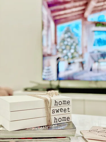 Vista 8 de Libro decorativo blanco, libros decorativos de granja, libro de tapa blanda para decoración moderna, hogar (juego de 3) libros apilados para decorar