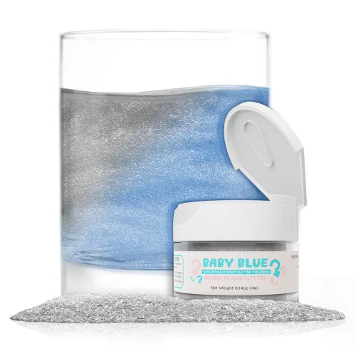 Vista 104 de Brew Glitter - Purpurina comestible rosa claro para bebidas, cócteles, cerveza y bebidas 1 frasco de 4g