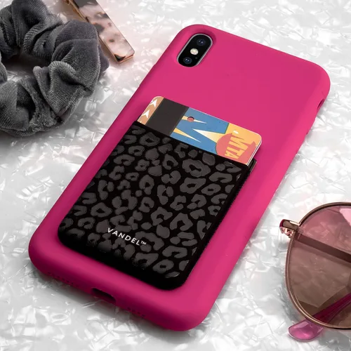 Vista 7 de Bolsillo de Vandel: cartera de tela adherible para teléfono celular Soporte para tarjeta de crédito para la parte posterior de la funda