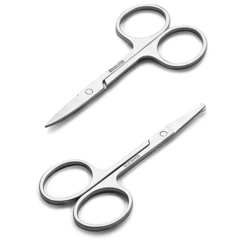 Vista 3 de LePinko Juego de recortadora de cutículas con removedor de cutículas y tijeras para cutículas, calidad de salón