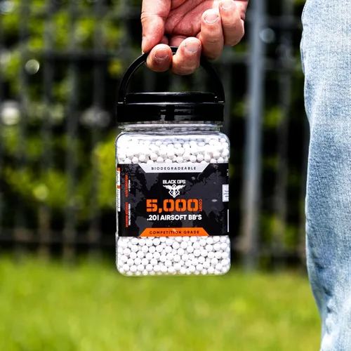 Vista 6 de Black Ops Airsoft BBS – 5,000 unidades, munición de precisión de 0.01 oz de 0.20 onzas para rifles AEG y de francotirador