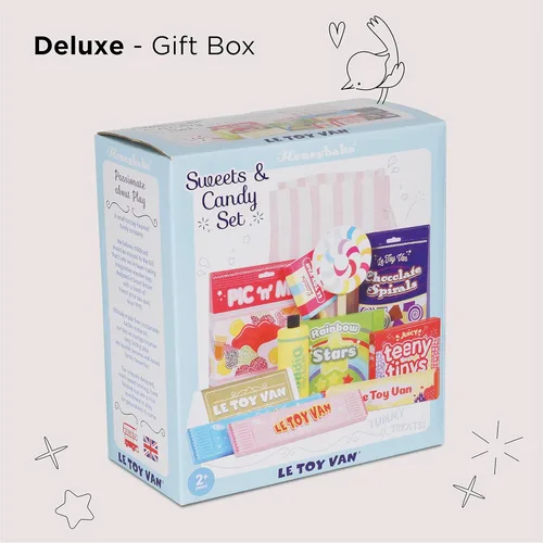 Vista 9 de Le Toy Van - Juego de comida de madera para jugar con dulces de simulación Juguete de madera para niños Ideal como regalo - Adecuado