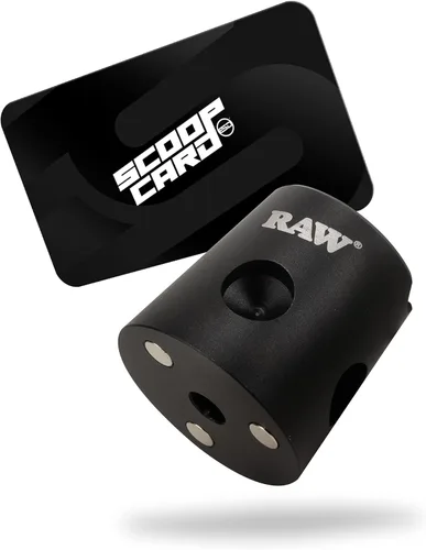 RAW Snuffer magnético de aluminio: saca tus rollos de cono preollados y ahorra para su uso posterior