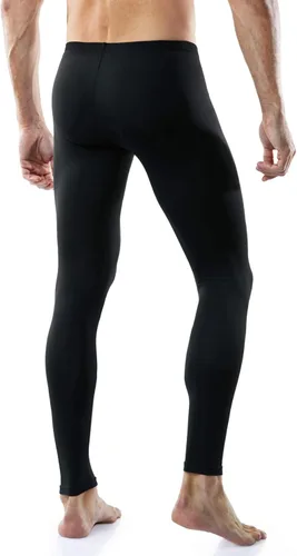 Vista 8 de TSLA Pantalones de ropa interior térmica para hombre, leggings largos con forro polar cálido, capa base de invierno