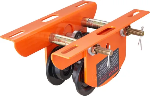 VEVOR Carro manual de polipasto eléctrico, 1100 lbs/0.5 toneladas de capacidad para PA200 PA250 PA300 PA400 PA500, carretilla de viga de empuje con