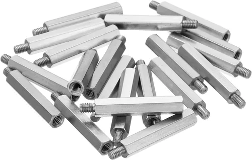 Vista 29 de PATIKIL M2x9mm+0.157 in Macho-Hembra Hex Standoff, paquete de 20 tornillos de acero inoxidable para placas base, cajas de computadora, placas