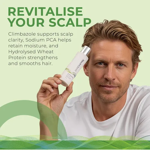 Vista 6 de NEUTRIDERM Champú anticaspa, de acción rápida, champú para cuero cabelludo seco, alivio duradero, tratamiento de control de caspa para picazón