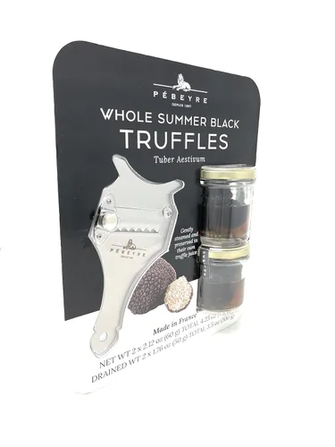 Vista 5 de Pebeyre Trufas de verano enteras Tuber Aestivum, 2.12 onzas (paquete de 2)