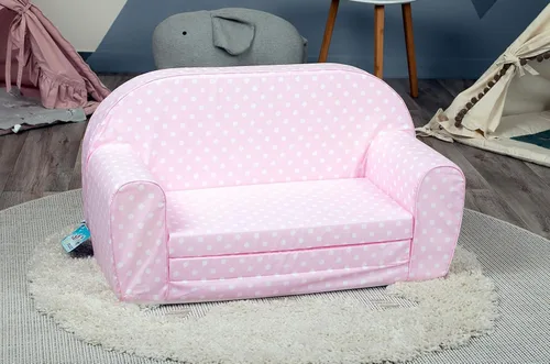 Vista 53 de Delsit Sofá infantil para niños pequeños – Sofá convertible de espuma 2 en 1 a tumbona, cómoda silla abatible para niños, fabricada en Europa