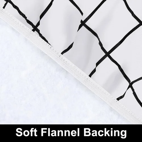 Vista 193 de Mantel rectangular, manteles de plástico elásticos ajustables con parte trasera de franela para mesas de 4 pies, manteles de vinilo impermeables