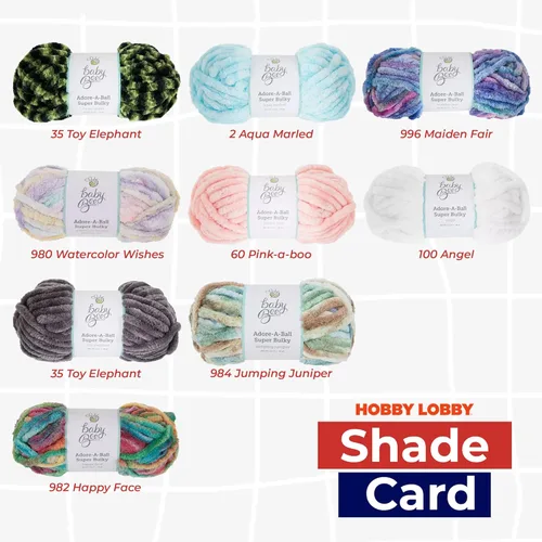 Vista 4 de Baby Bee - Hilo súper voluminoso para tejer y tejer, madeja de hilo suave, 38 yardas de hilo 100% poliéster para tejer mantas, sombreros y más