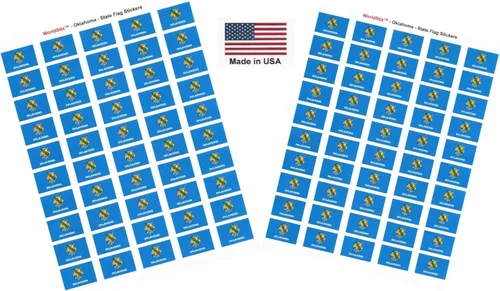 Vista 49 de 100 calcomanías de la bandera de Afganistán, dos hojas de 50, 1.5" x 1" hechas en Estados Unidos, calcomanías autoadhesivas para álbum de recortes