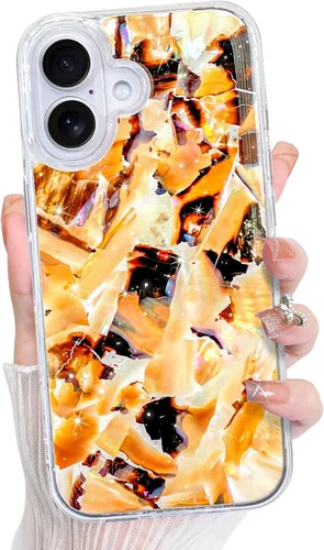 Vista 94 de Bonoma - Funda para iPhone 17 Pro Max 2025 con cristales brillantes, purpurina brillante