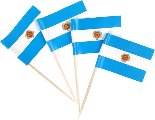 Vista 23 de JBCD Bandera afroamericana con palillo de dientes panafricano, mini banderas negras de liberación para cupcakes, 200