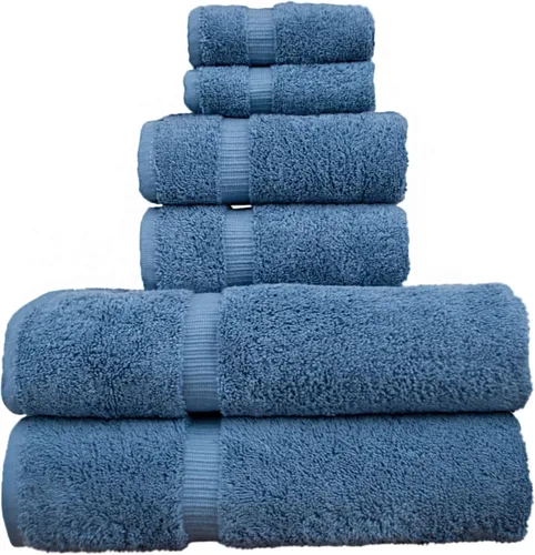 Vista 55 de Colección de Lujo para Hotel y Spa Altamente Absorbente, Secado Rápido 100% Algodón Turco 700 GSM, Toalla Eco Amigable, para Baño Borde Dobby Toalla