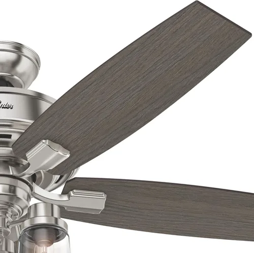 Vista 13 de Hunter Bennett 54190 - Ventilador de techo para interiores de 52 pulgadas con luces LED y control remoto, ventilador de techo de montaje estándar, 5