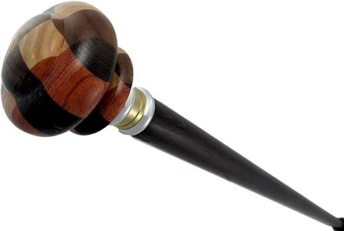 Vista 3 de Premium Collectible Walking Canes – Stylish Wood Canes with Brass, Chrome, or Classic Knob Handles – Durable & Elegant Walking Sticks for Men and