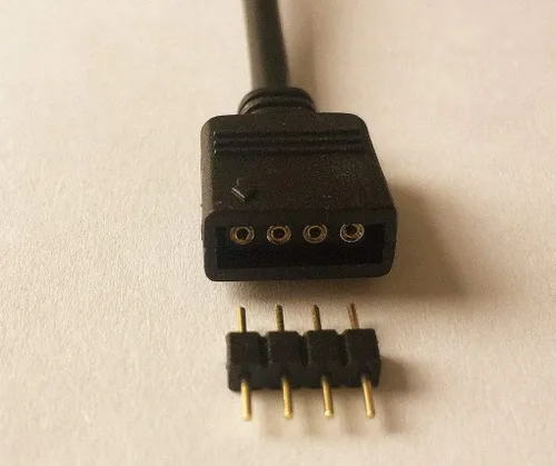 Vista 2 de Cable divisor LED de 4 pines, divisor de tira LED RGB de 3 vías, divisor de cinta LED de 1 a 3 divisores, conector de tira LED SMD 5050 3528 2835