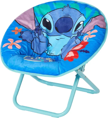 Vista 27 de Nickelodeon Blues Clues Silla para platillos plegable para niños de 19" con cojín, a partir de 3 años, poliéster