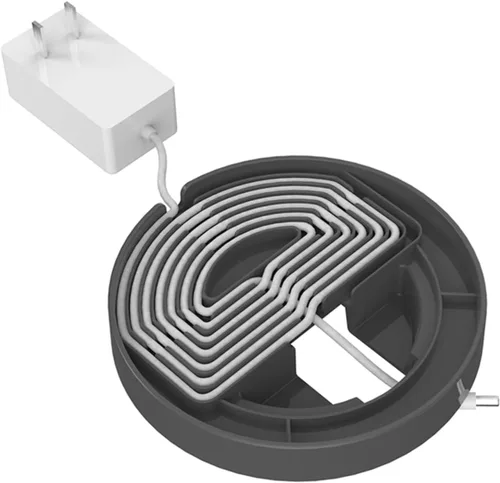 Vista 5 de Audio Stand with Cable Management Slot Rotatable Speaker Holder Compatible with Echo Show Desktop Mount for Organized Wire Storage