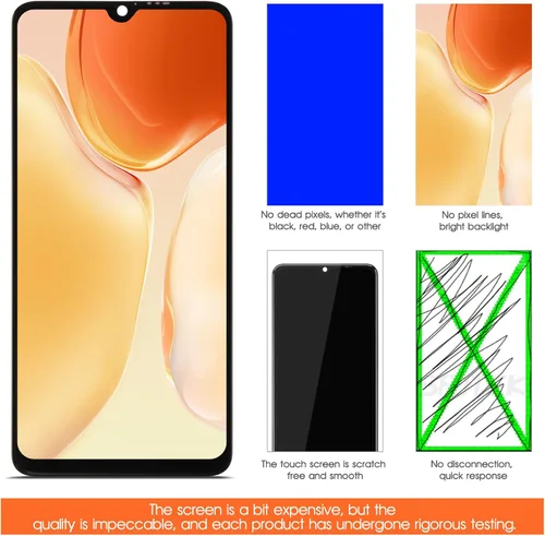 Vista 6 de Pantalla para Xiaomi Redmi Note 8 Pro Reemplazo de pantalla para Redmi Note 8 Pro Pantalla LCD 2015105, M1906G7I, M1906G7G Pantalla táctil