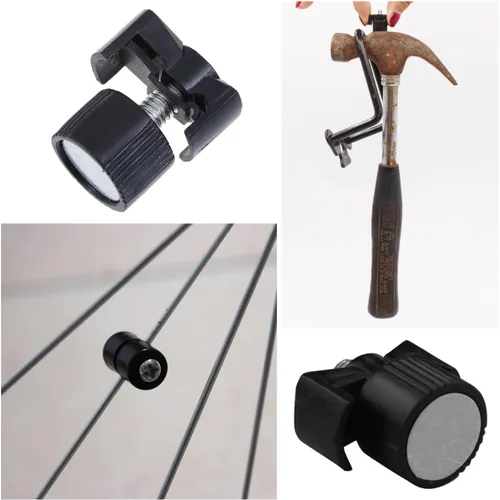 Vista 5 de Paquete de 2 imanes de radios para computadora de bicicleta, velocímetro universal, montaje en rueda, sensor de velocidad magnético fuerte, conteo